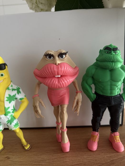 Lupa Zalupa, Zaluman, Bananino, Strawberrina Brainrot фигурки (Лупа Залупа, Зупа Залуман, Бананино, Страуберина)