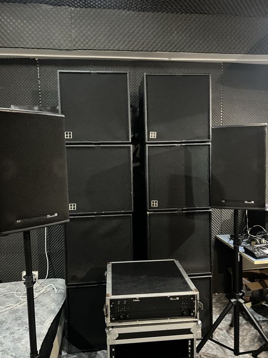 Vând sistem D&B audiotechnik c4  si 4 boxe D&B  audiotechnik c6