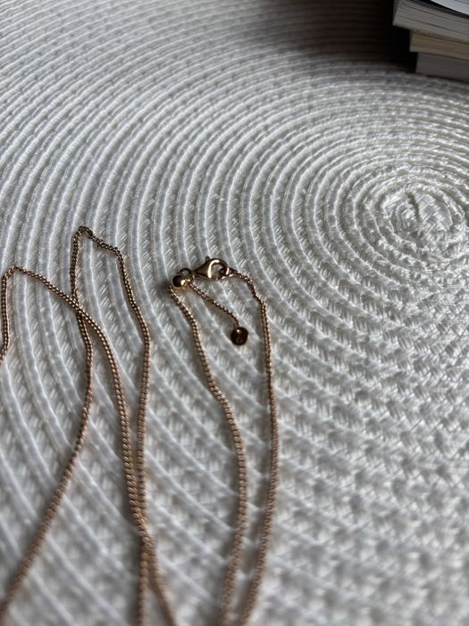 Сребърно колие с розово злато Pandora