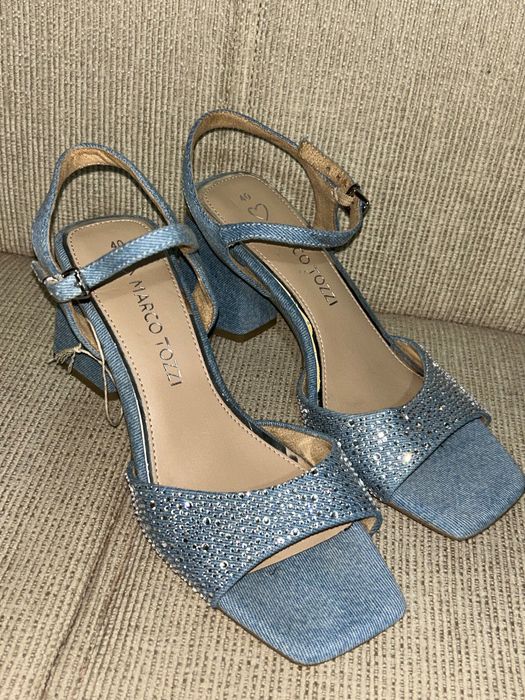 Сандалети на ток 9см. Номер 40