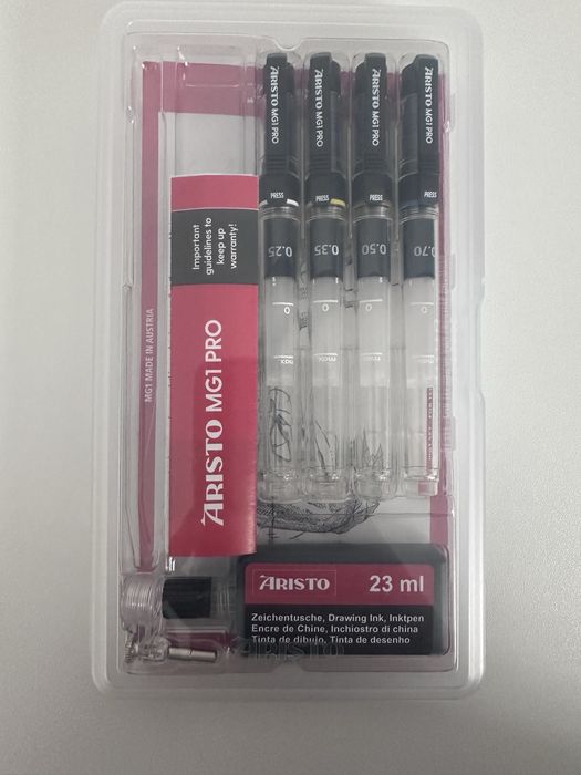 Комплект Рапидотрафи Aristo MG1 Studio Set- C 4 Бр.Рапидографи