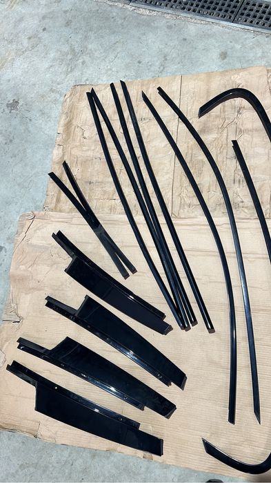 Shadow line trimuri negru lucios bmw f10 f11 mp