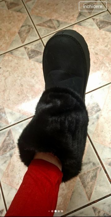 Ghete îmblănite negre
