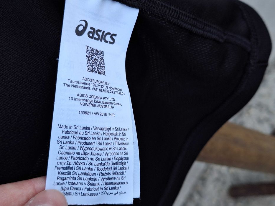 Asics Black | bust 104 cm | tricou barbat mar. 50 - 52 | S - M