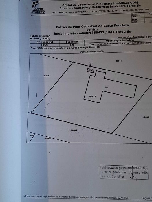 Vand casa cu teren ,periferie tg jiu