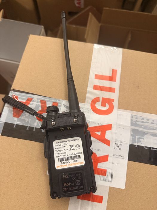 Statie noua baofeng uv-5r fara acumulator