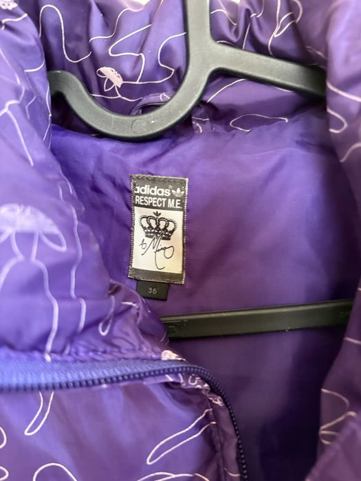 Vintage Adidas x Missy Elliot ‘Respect M.E.’  Cropped puffer jacket