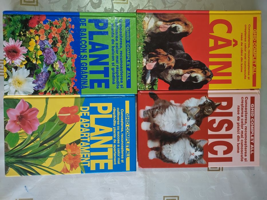 Cărți despre grădinărit, plante decorative, acvariu, etc
