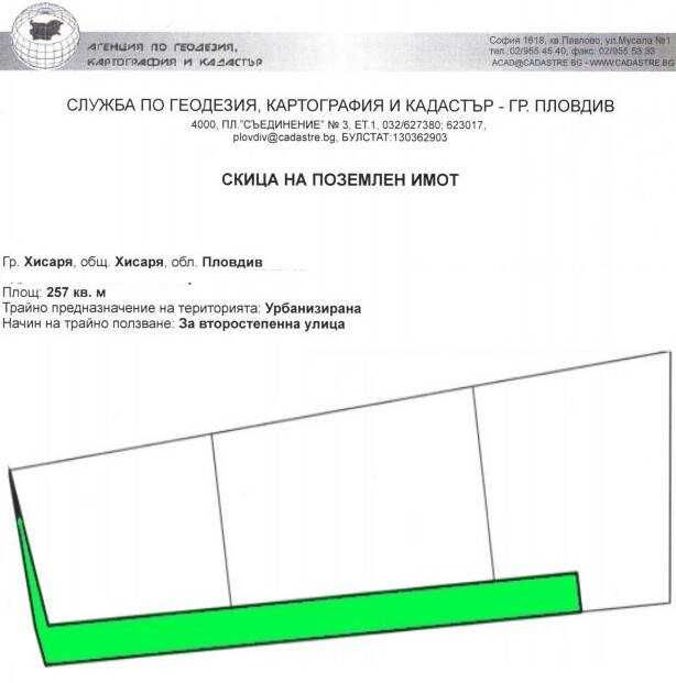 Продава се Парцел в Хисаря - 1311 кв.м за 35 €/кв.м - Снимка #3