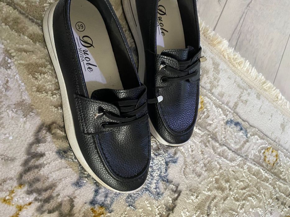 Лофферы черные классика