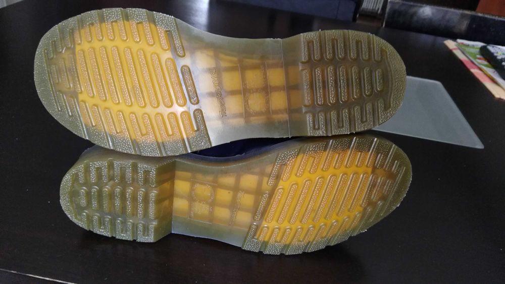 Dr Martens Док Мартенс много високи кожени кубинки с цип, номер 41