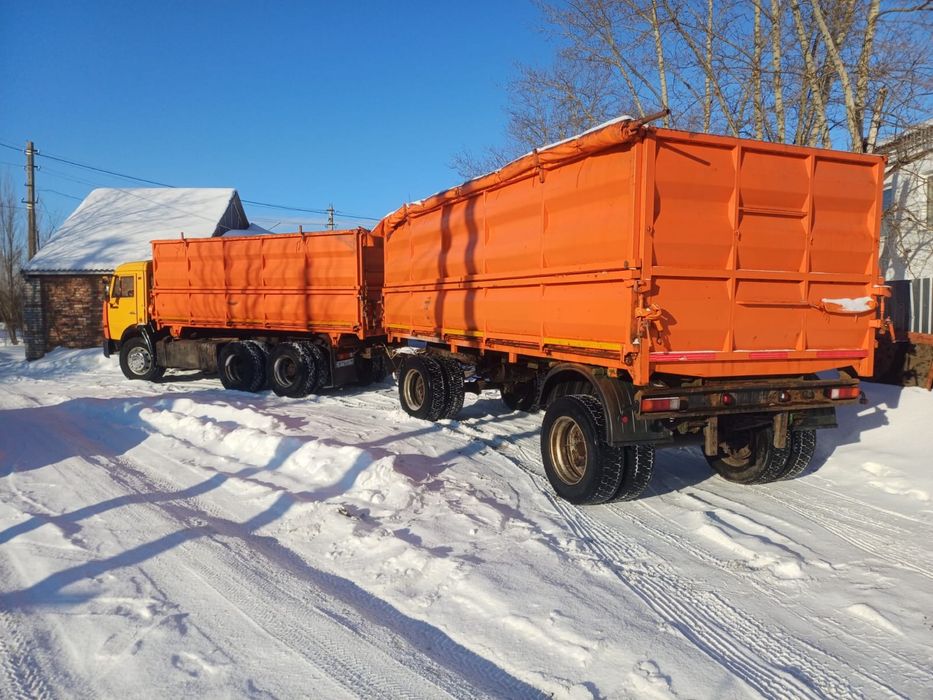Камаз евро с прицепом