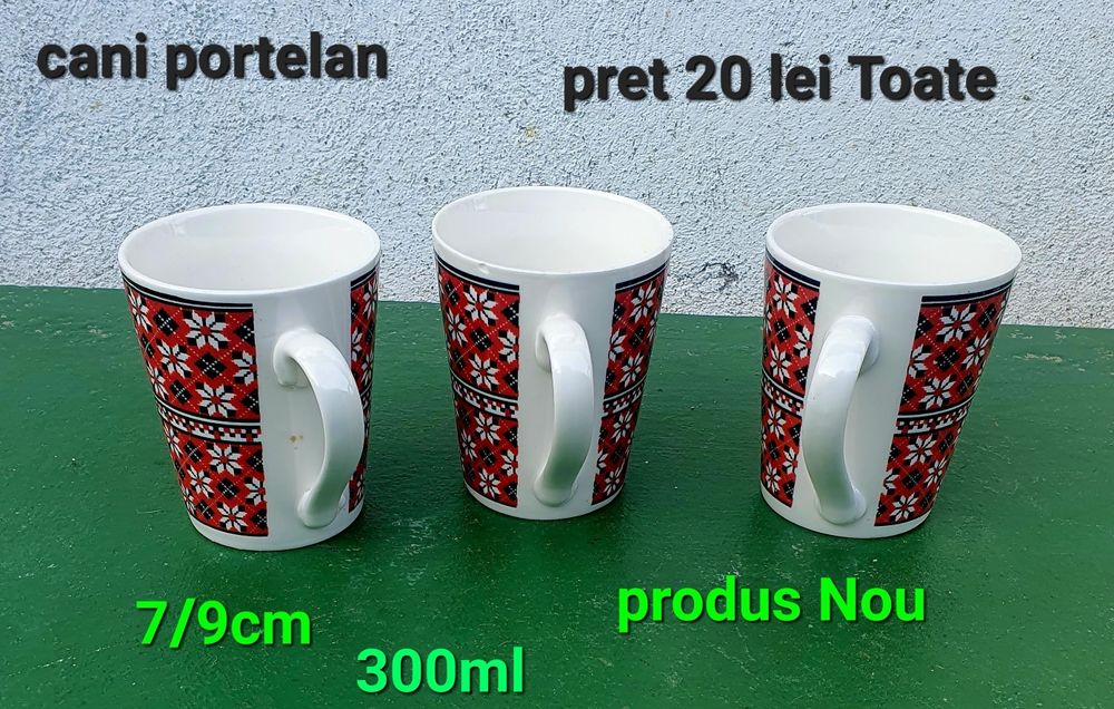 Set cani ceramica si portelan