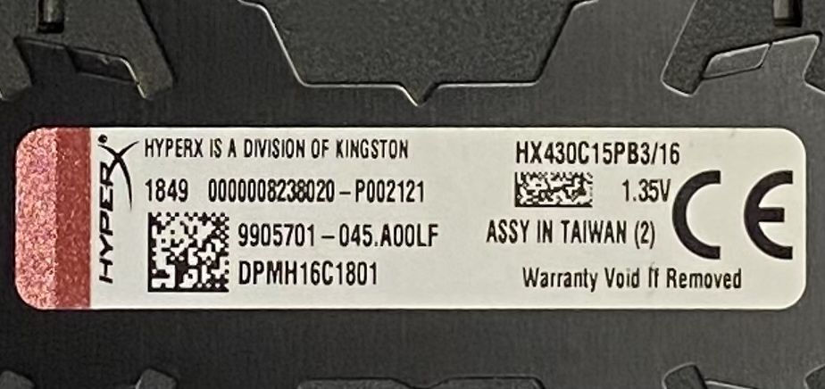 64GB (4x16GB) HyperX Predator DDR4 3000MHz CL15