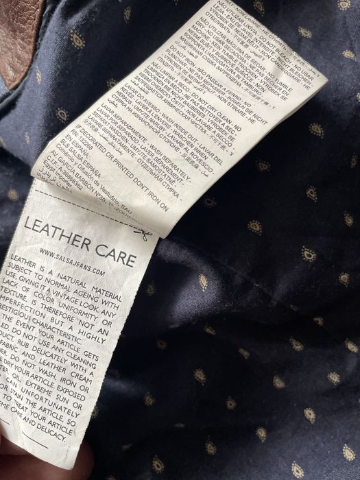 SaLsa Jeans / мъжко кожено(естествена) яке L