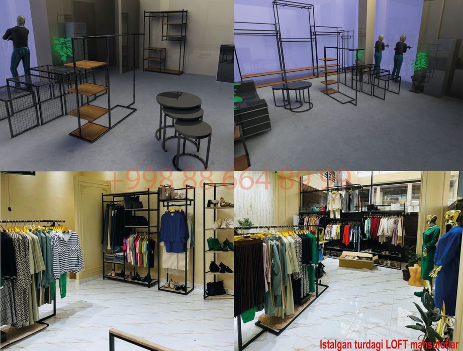 Стеллаж Полки Вешалки Столы Stellaj Polkalar Veshalkalar Stollar