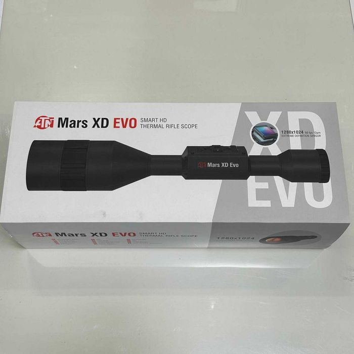 ATN Mars 5 EVO XD Термален Прицел Термовизионен Прицел за Пушка Професионален Thermal Rifle Scope с Висока Резолюция + слушалки Bluetooth X-Sound