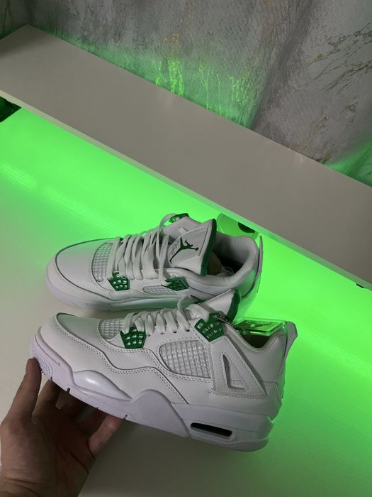 #OFERTA# Nike Air Jordan 4-Metallic Green-VERIFICARE COLET