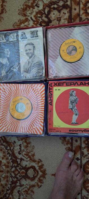 Ванилови грамофонни плочи, ползвани