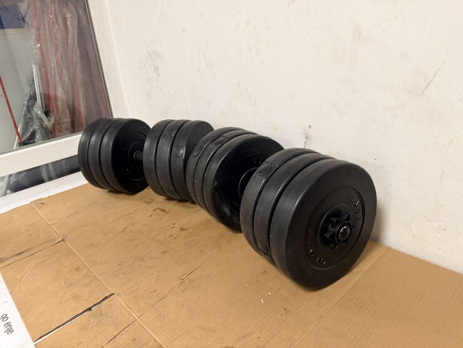 Gantere reglabile set 60 kg noi, 30 kg+30 kg=60 kg, pret promo 350 lei