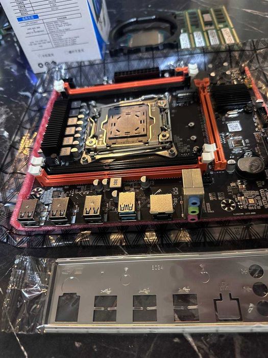 Мощные 24 поточные комплекты x99 +2673v3 + озу 16 гб ддр3 + куллер