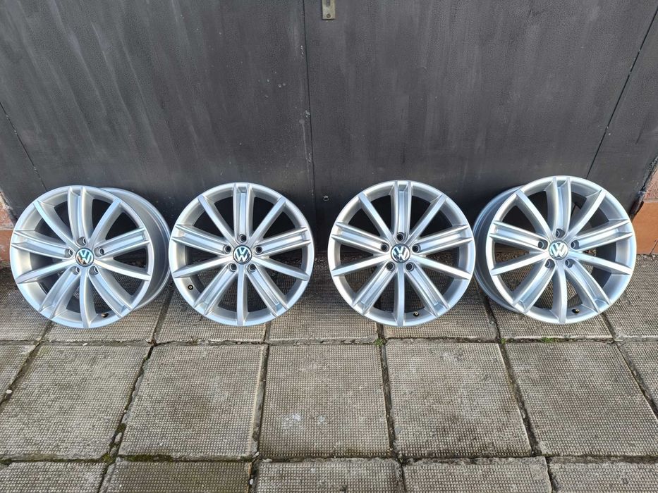 ОРИГИНАЛНИ джанти 18 ' цола 5x112 VW Tiguan / Фолксваген 7J ET43 57,1