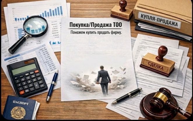Покупка Продажа ТОО. Поможем купить продать фирму АКТОБЕ