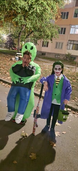 Надуваем костюм "Извънземно ме отвлече" Хелуин Halloween