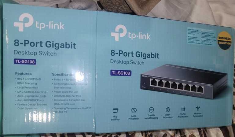 Суич TP-Link TL-SG108 Чисто нов