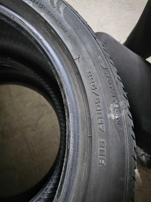 2019г. 2бр фулда 225 50 17 зимни гуми гума Fulda