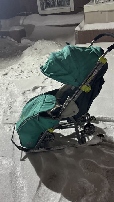 Зимние санки коляска