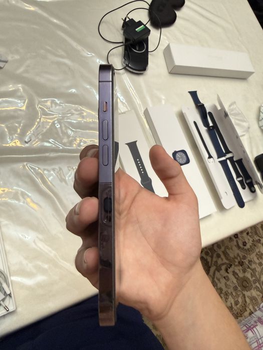 Iphone 14 pro deep purple 128 gb dual sim состояние идеал