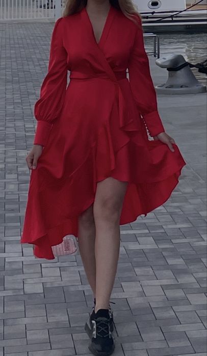 Rochie roșie Nympha
