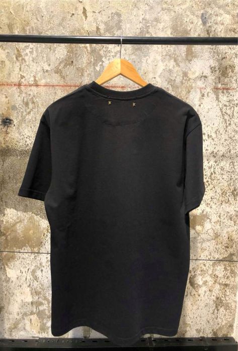 Tricou negru golden goose premium