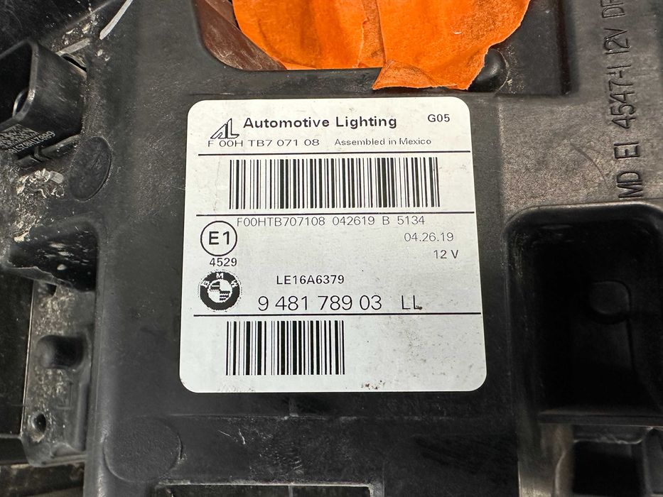 Фар фарове LASER ляв BMW X5 X5M G05 X6 G6 far farove БМВ Х5 Г05 Х6 Г06