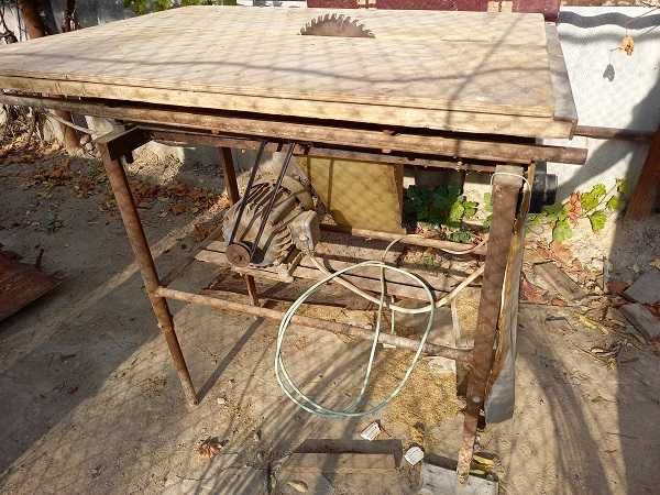 станок торцовочный на саласках с двигателем