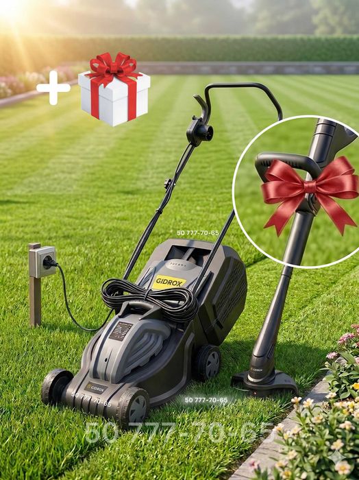 Газонокосилка 220 в / Trimmer BONUS! / Garantiya 1 yil