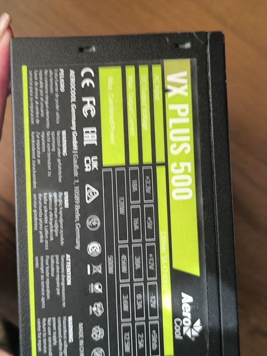 Продам блок питания VX Plus 500