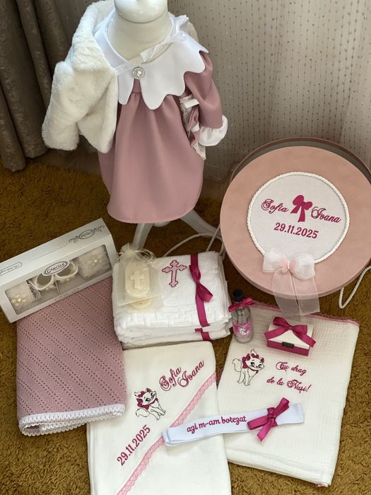 Trusou botez personalizat pentru fetite