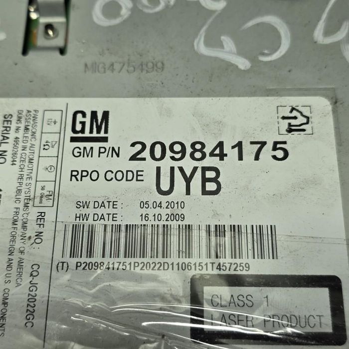 Unitate CD Player auto cu display Opel Meriva B facelift