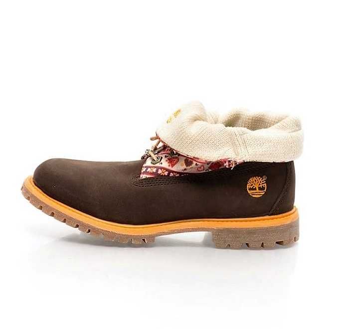 TIMBERLAND № 35/36 – Дамски боти от ест. кожа "COLORFUL ACCENTS" нови