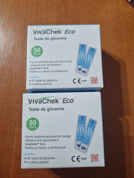 Teste pt glucometru VivaChek Eco