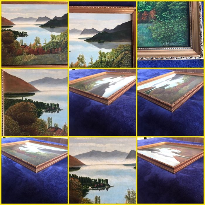 Pictura tablou in ulei pe PFL, din UK