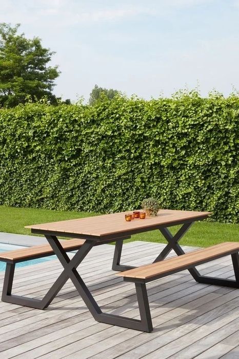 Masa gradina lemn masiv