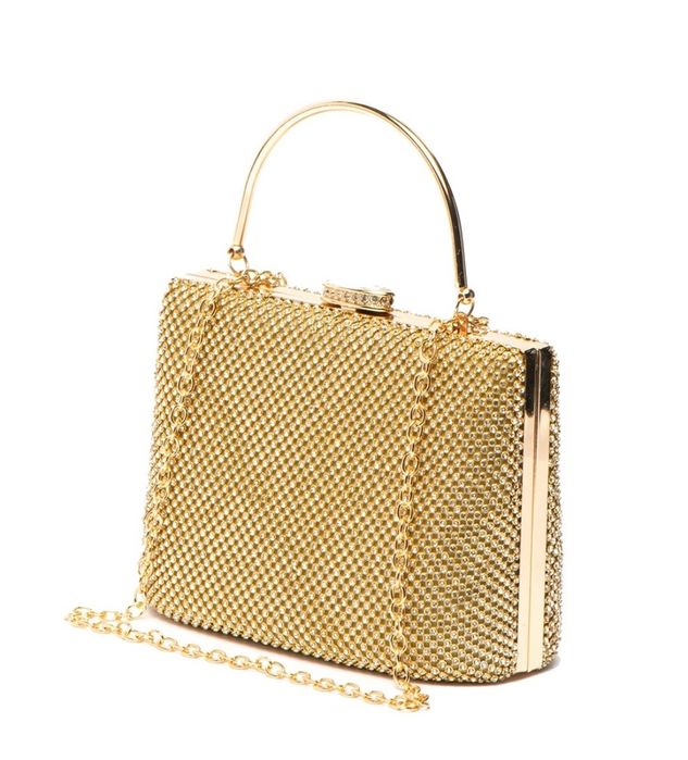 Geanta cu strasuri, o singura purtare