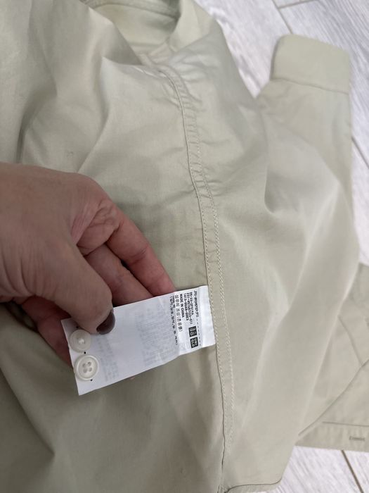 Хлопковая рубашка Uniqlo