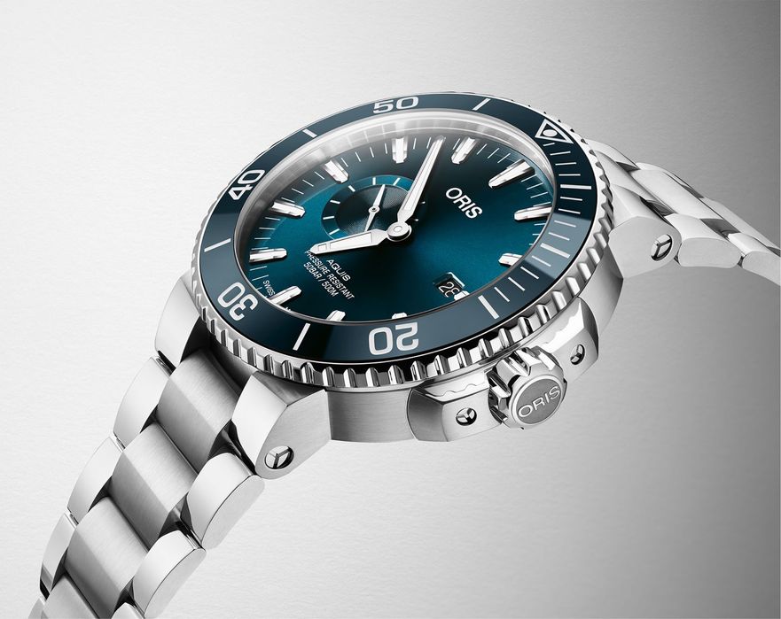 Швейцарские часы Oris Aquis Small Second, механика с автоподзаводом