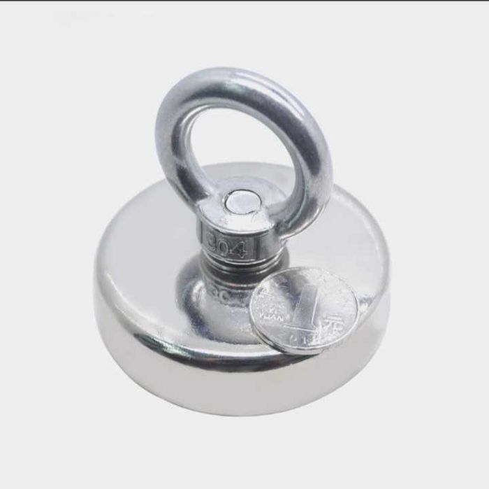 Magnit. Super kuchli neodimiy baliq ovlash ucun N52 16-90 mm (45 kg)