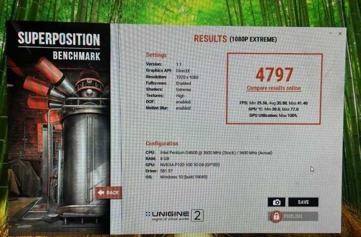 Видеокарта 1080ti 10gb (p102-100)