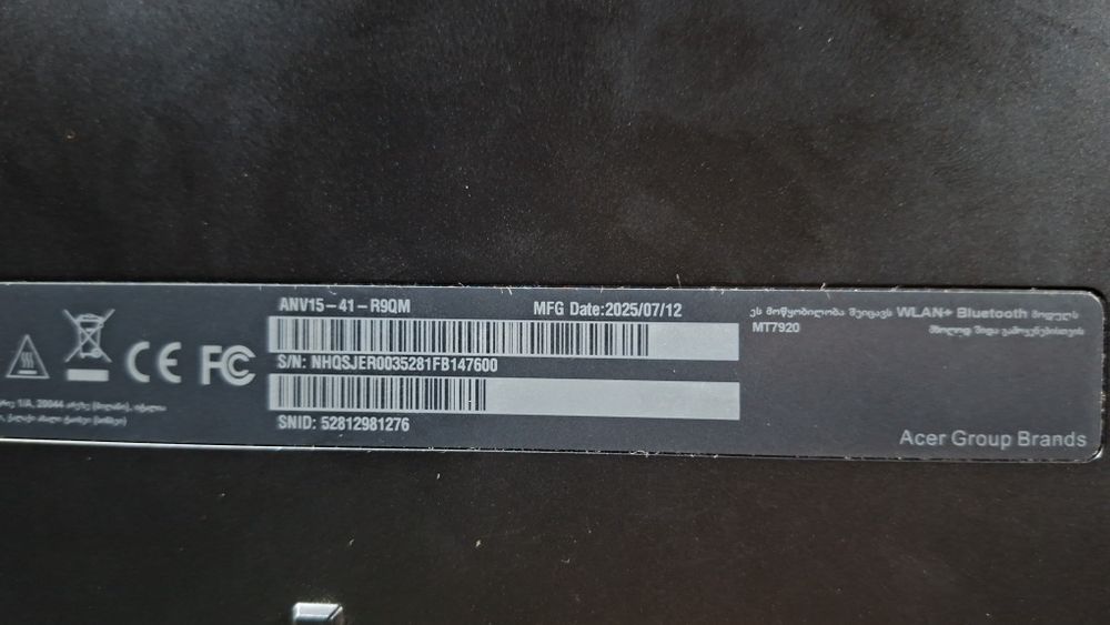 Acer NITRO V15 Geming RTX